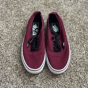 Maroon Vans